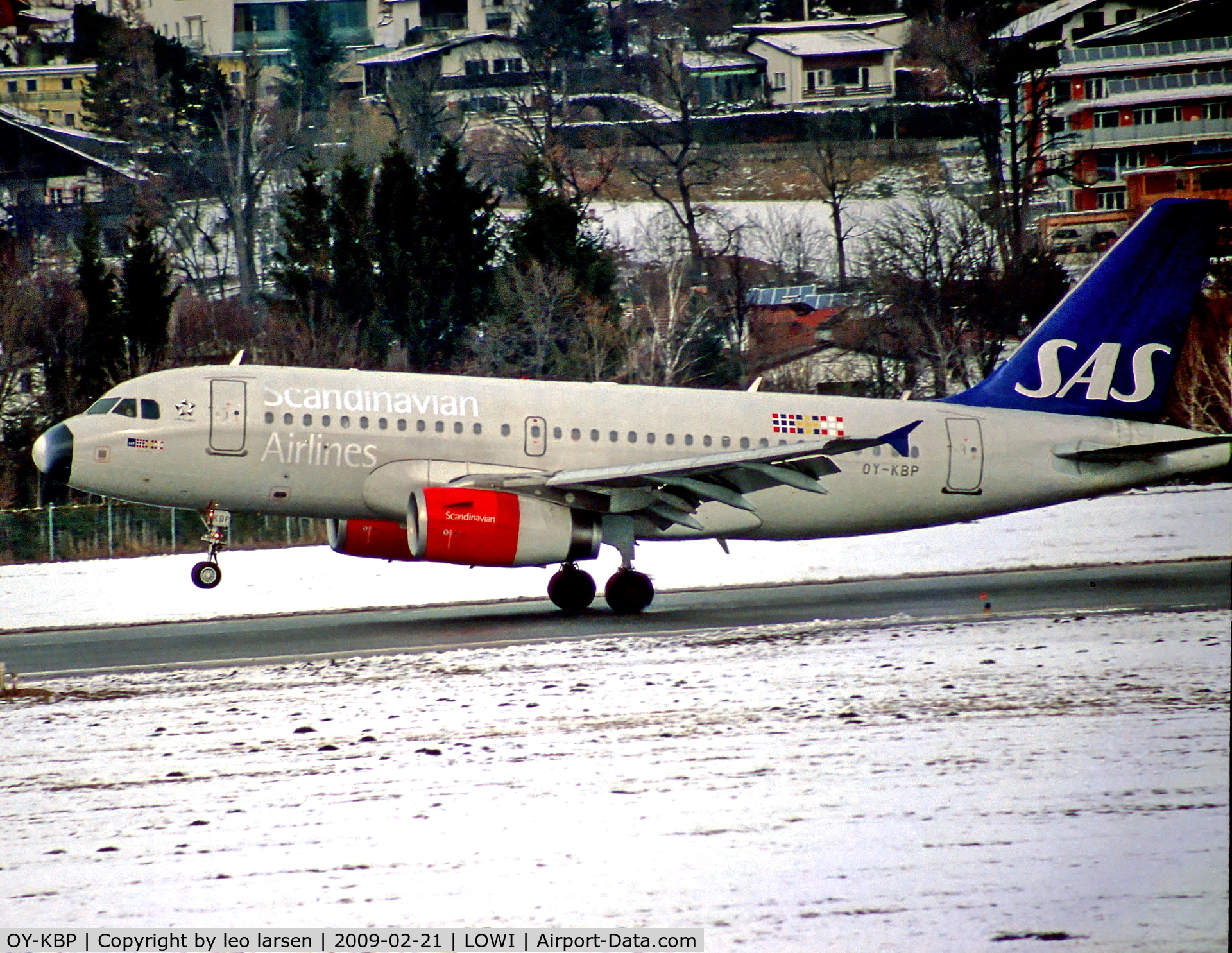 OY-KBP, 2006 Airbus A319-132 C/N 2888, Innsbruck 21.2.09
