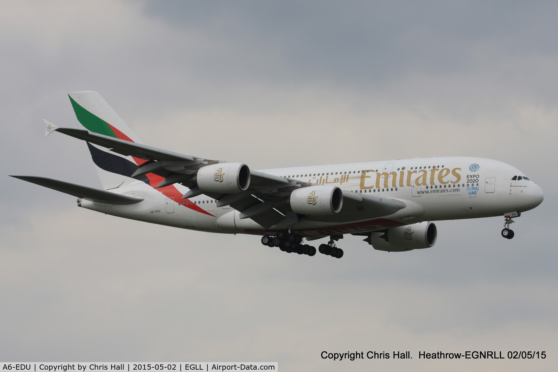 A6-EDU, 2011 Airbus A380-861 C/N 098, Emirates