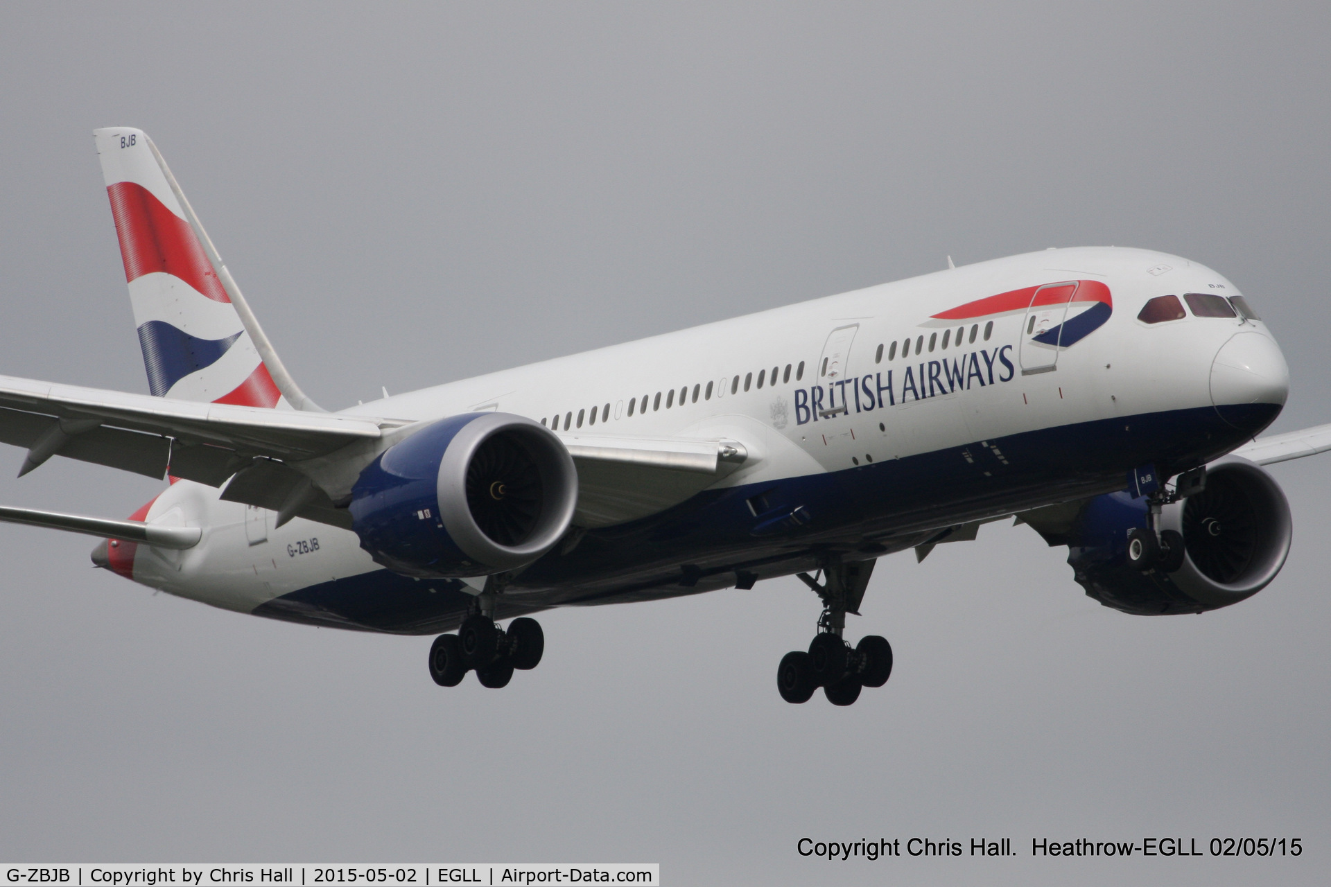 G-ZBJB, 2013 Boeing 787-8 Dreamliner C/N 38610, British Airways