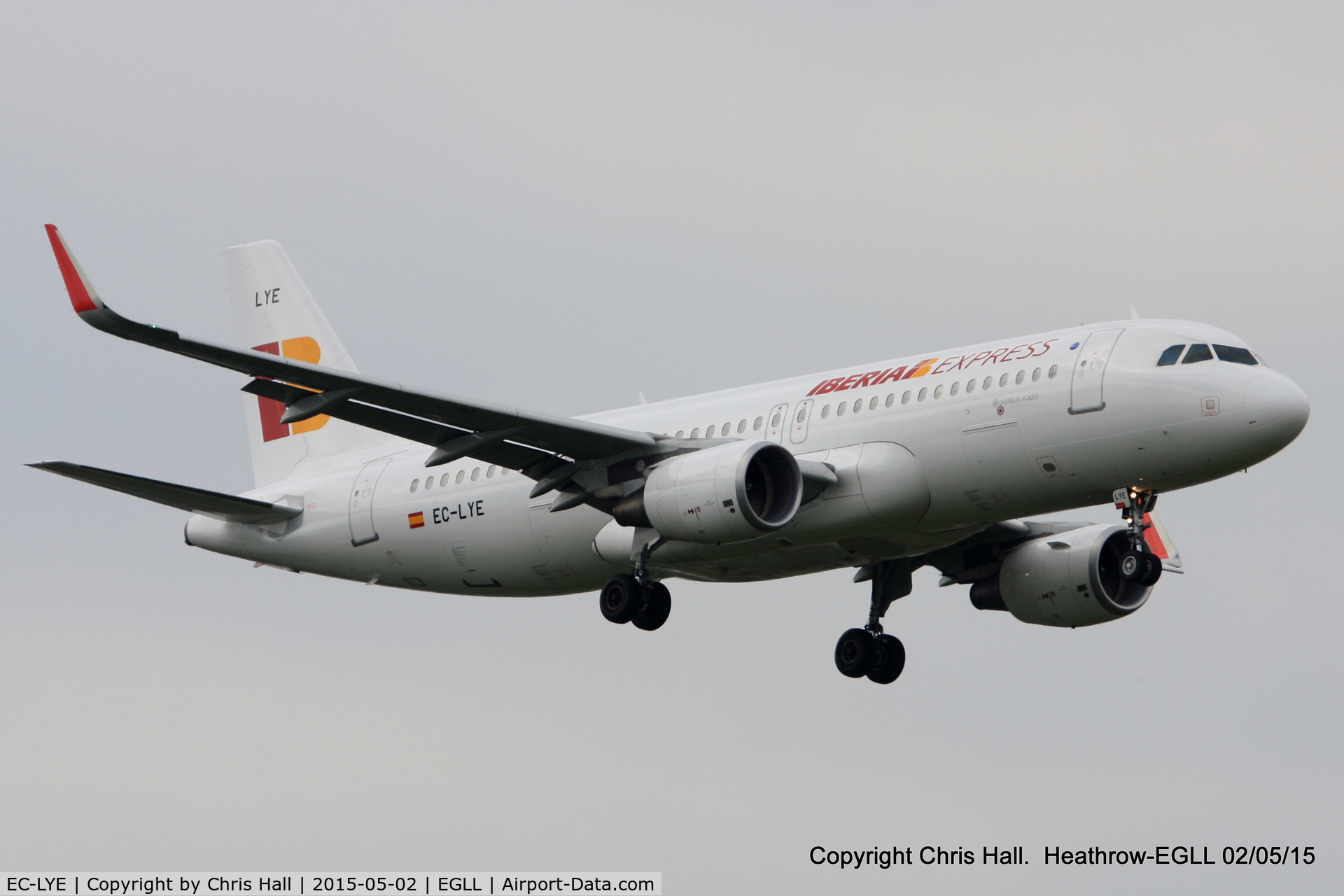 EC-LYE, 2013 Airbus A320-216 C/N 5729, Iberia Express
