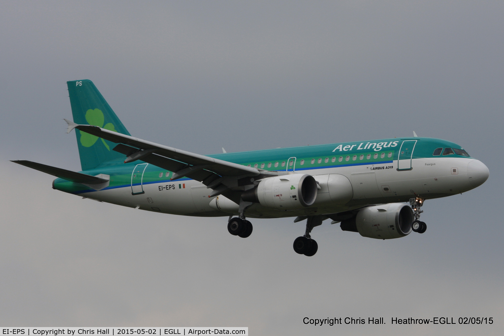 EI-EPS, 2008 Airbus A319-111 C/N 3377, Aer Lingus