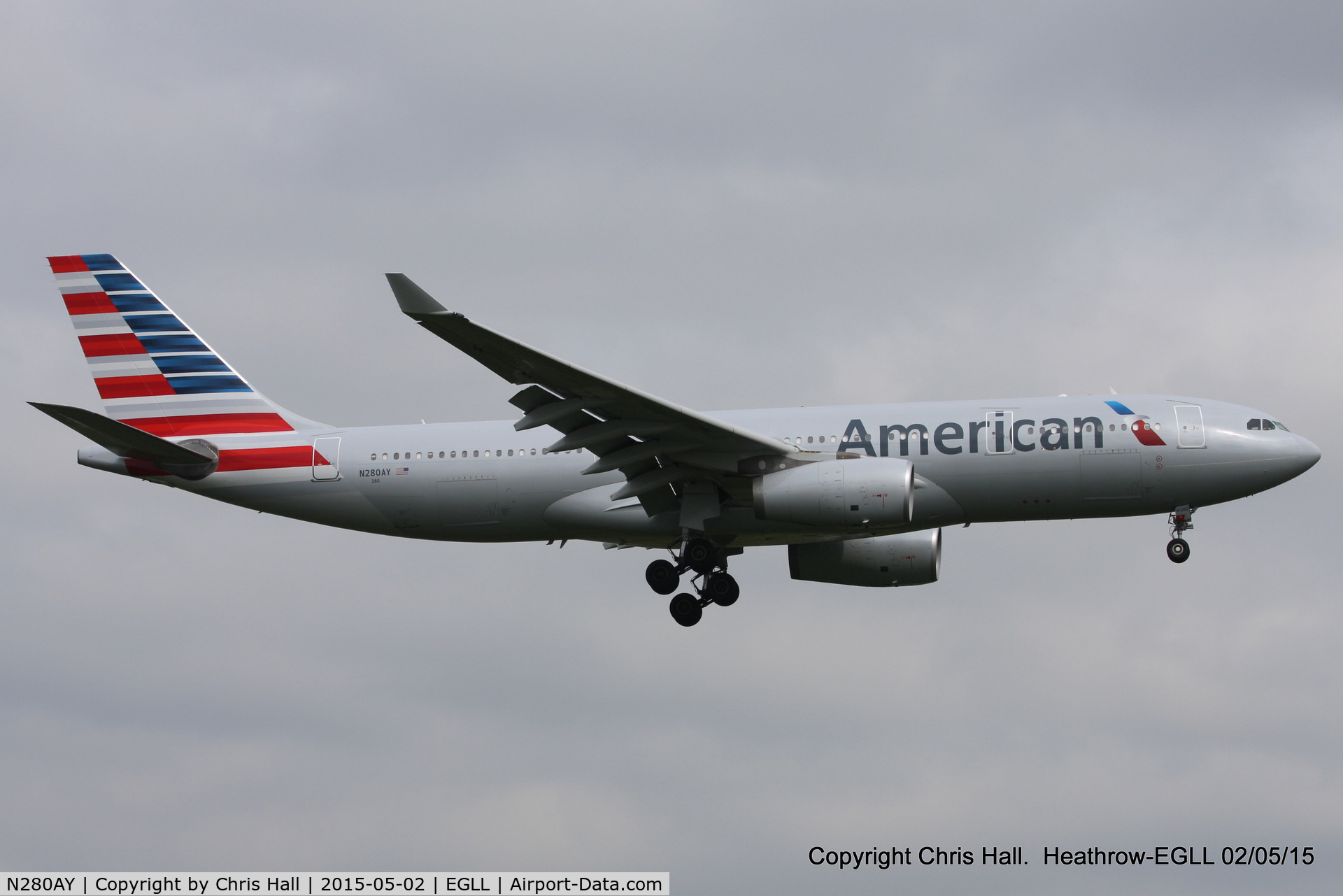 N280AY, 2009 Airbus A330-243 C/N 1022, American Airlines
