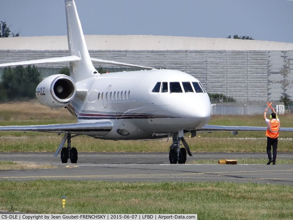 CS-DLE, 2007 Dassault Falcon 2000EX C/N 127, Netjets Europe parking Kilo