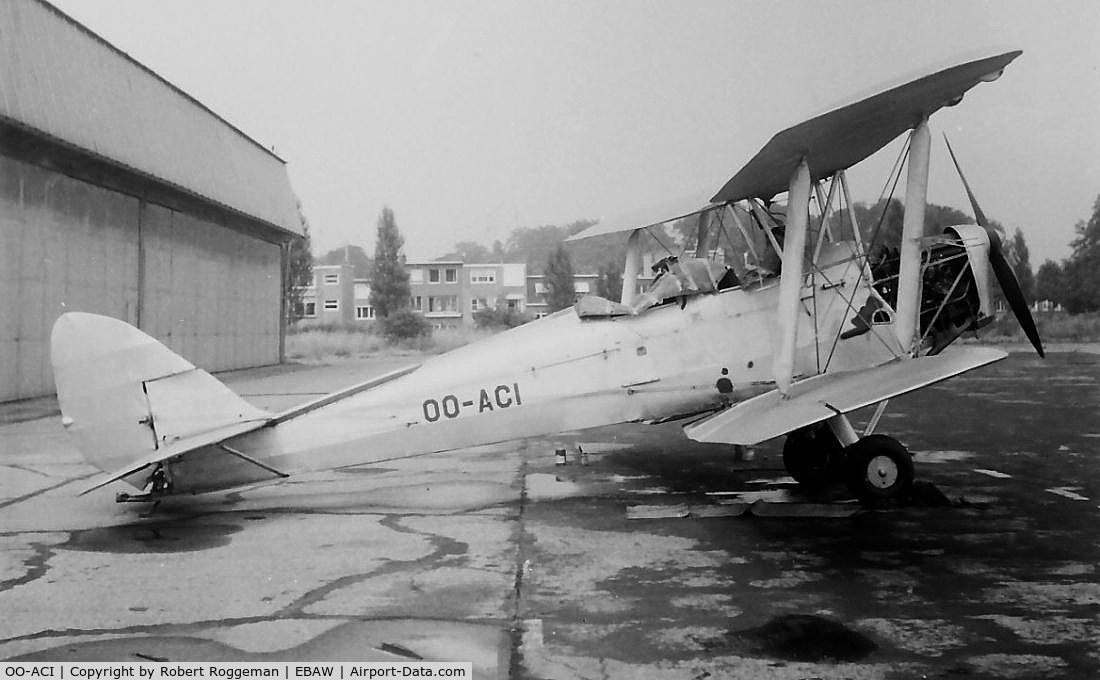 OO-ACI, De Havilland DH-82A Tiger Moth II C/N 83098, 1960.B HANGAR.