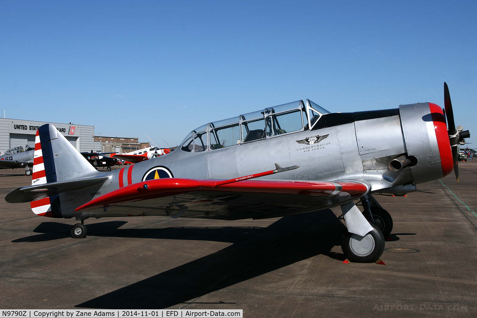 N9790Z, North American/victoria Mnt Lt AT-6A C/N 3048, At the 2014 Wings Over Houston Airshow