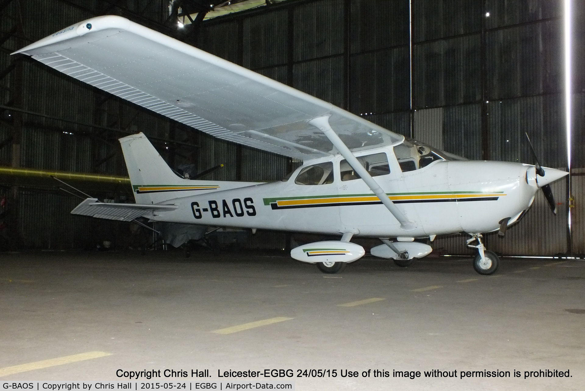 G-BAOS, 1973 Reims F172M Skyhawk Skyhawk C/N 0946, Leicester resident