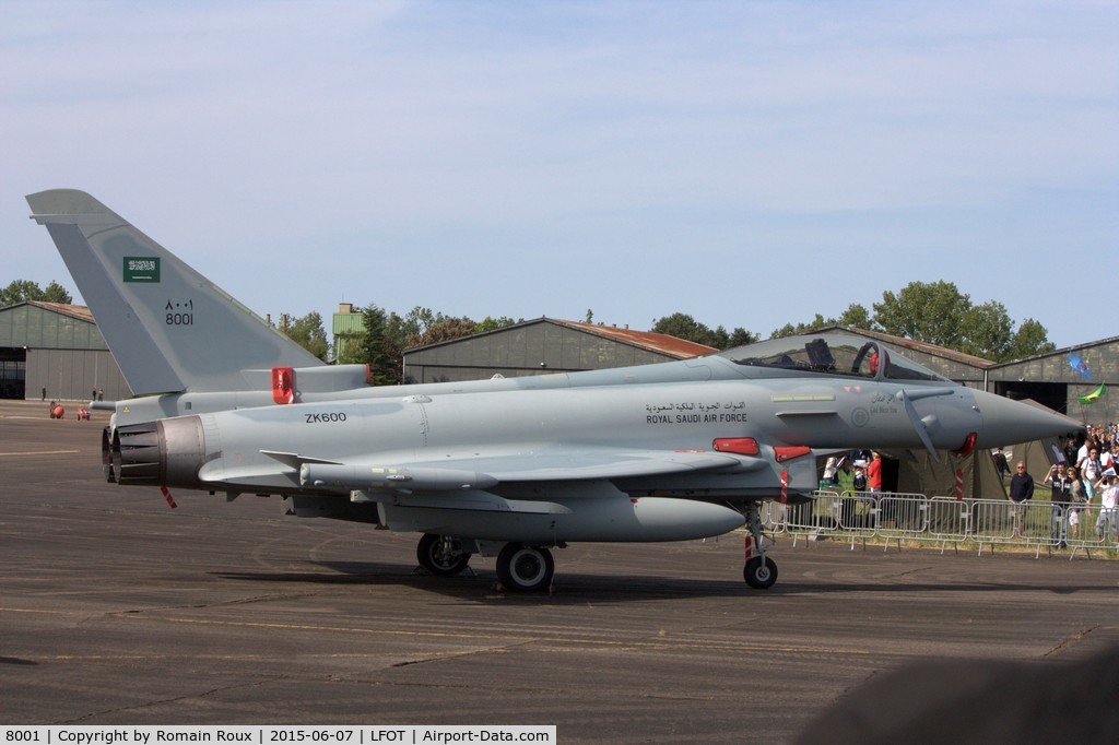 8001, 2015 Eurofighter EF-2000 Typhoon C/N CS031/445, Parked