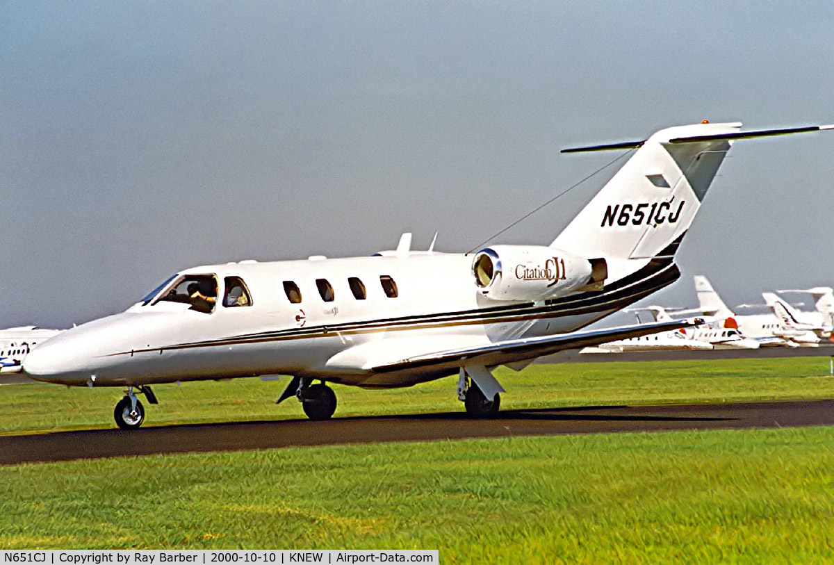 N651CJ, 2000 Cessna 525 CitationJet CJ1 C/N 525-0365, Cessna CitationJet CJ1 [525-0361] New Orleans-Lakefront~N 10/10/2000