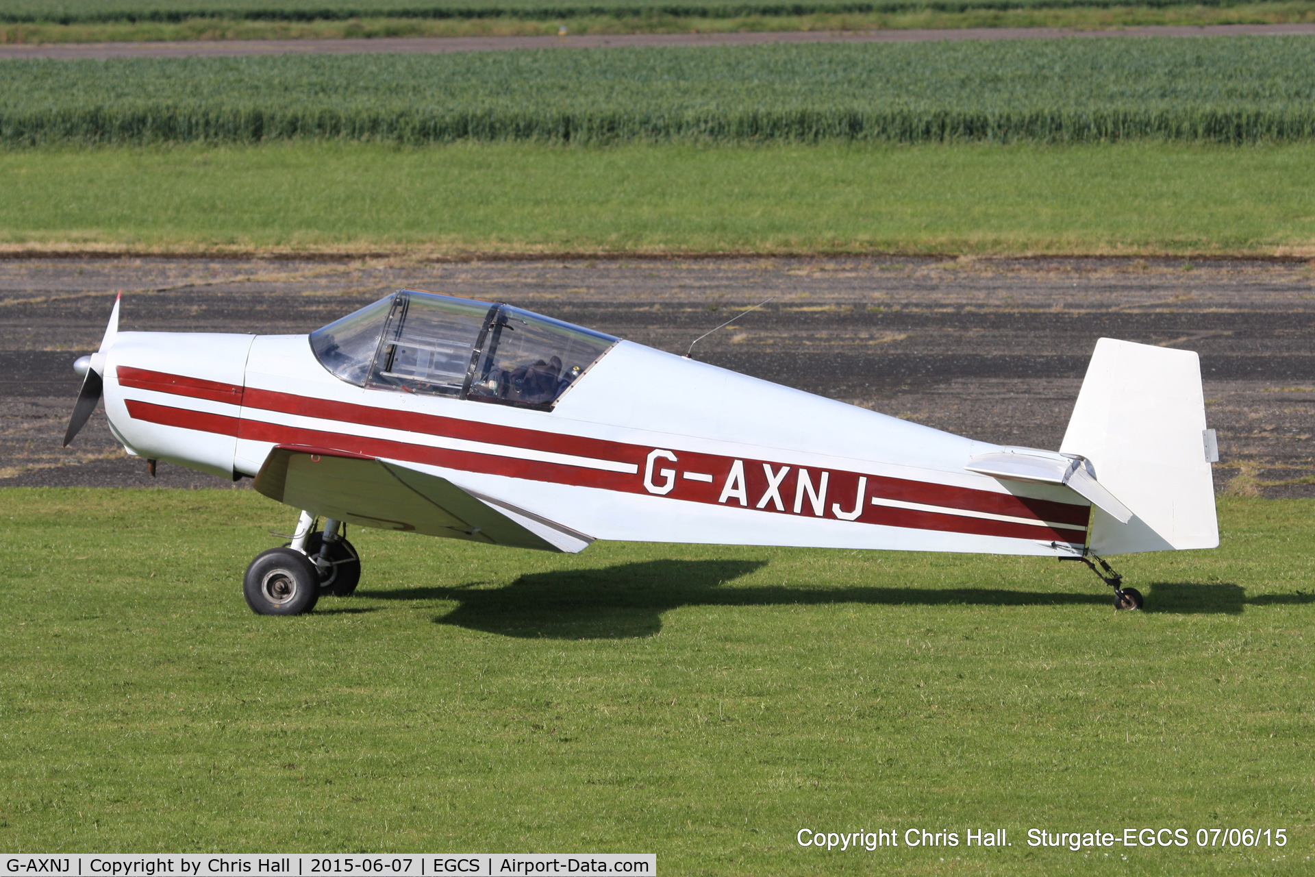 G-AXNJ, 1957 Wassmer (Jodel) D-120 Paris-Nice C/N 52, at the Sturgate Summer flyin