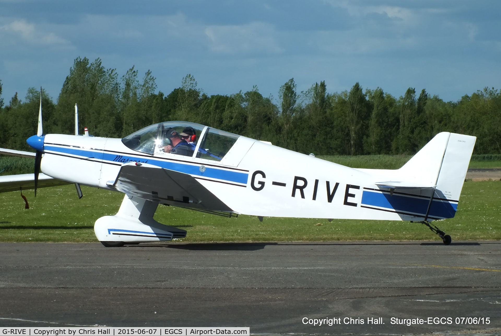 G-RIVE, 2007 Jodel D-153 Mascaret C/N PFA 235-12856, at the Sturgate Summer flyin