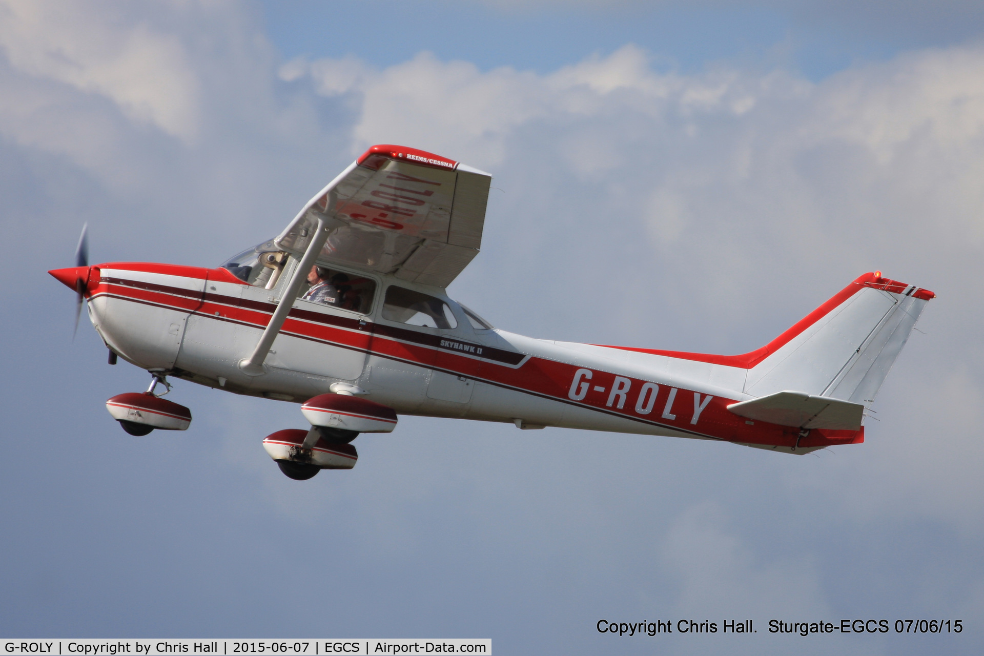 G-ROLY, 1980 Reims F172N Skyhawk C/N 1945, at the Sturgate Summer flyin