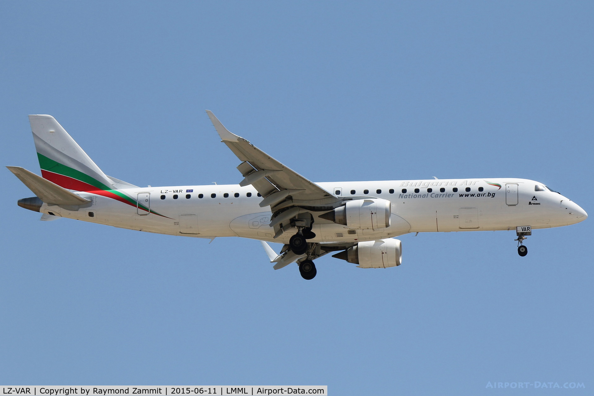 LZ-VAR, 2012 Embraer 190AR (ERJ-190-100IGW) C/N 19000496, Embraer ERJ190 LZ-VAR Bulgaria Air