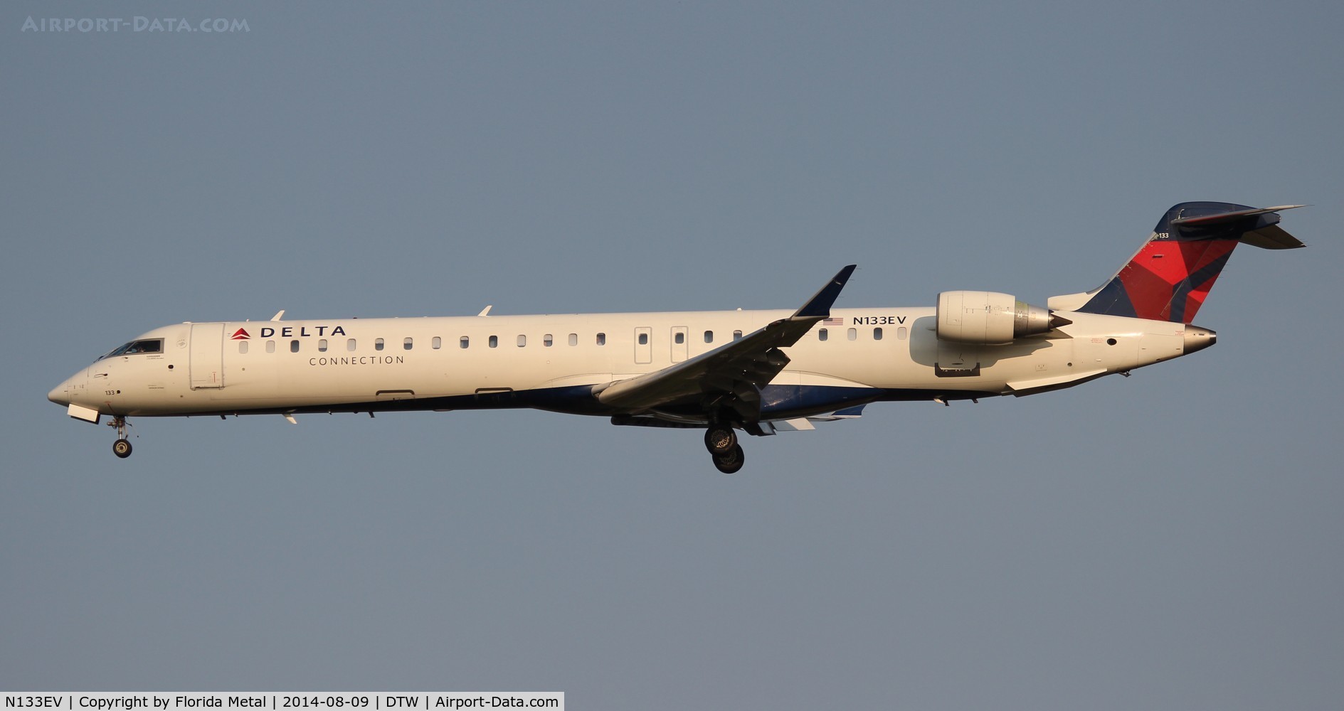 N133EV, 2009 Bombardier CRJ-900ER (CL-600-2D24) C/N 15222, Delta CRJ-900