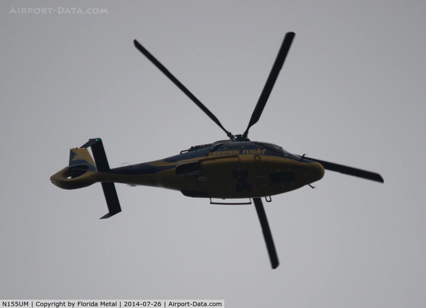 N155UM, 2011 Eurocopter EC-155B-1 C/N 6934, University of Michigan EC155B