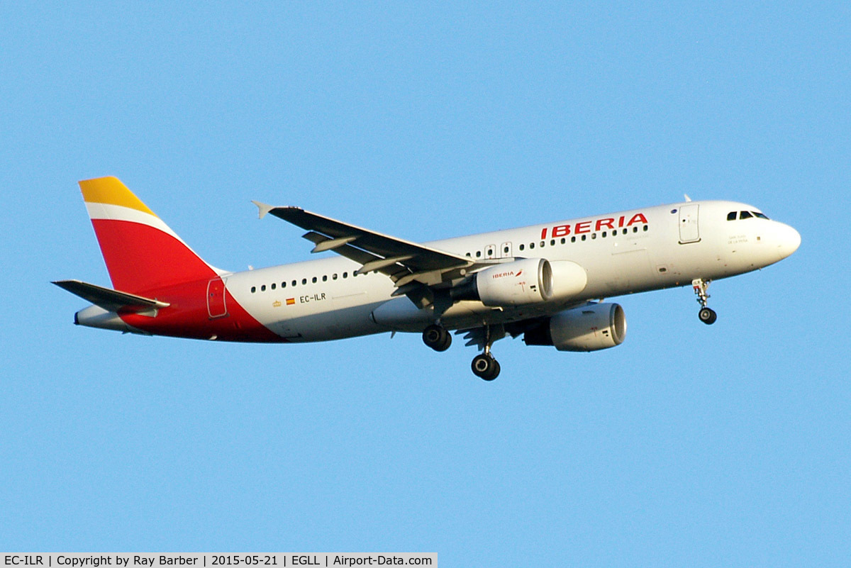 EC-ILR, 2002 Airbus A320-214 C/N 1793, Airbus A320-214 [1793] (Iberia) Home~G 21/05/2015. On approach 27L.