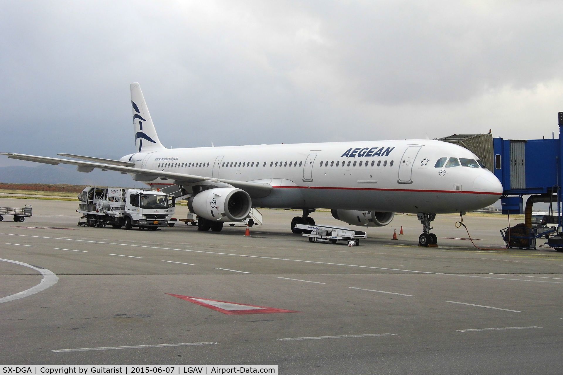 SX-DGA, 2009 Airbus A321-231 C/N 3878, At Athens