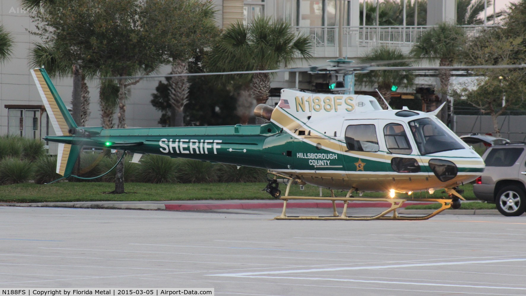 N188FS, 2014 Airbus Helicopters AS-350B-2 Ecureuil C/N 7863, Hillsborough County Sheriff at Orange County Convention Center Orlando