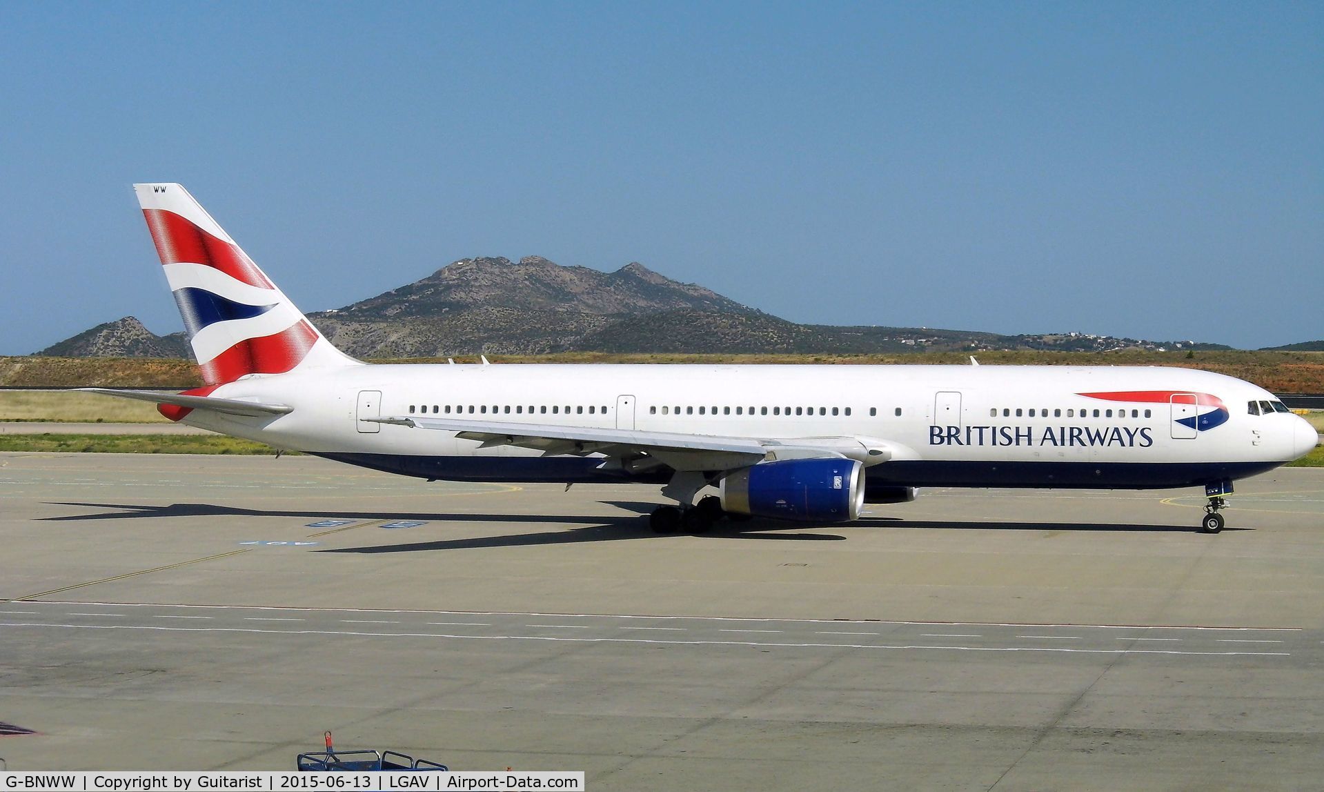 G-BNWW, 1993 Boeing 767-336/ER C/N 25831, At Athens
