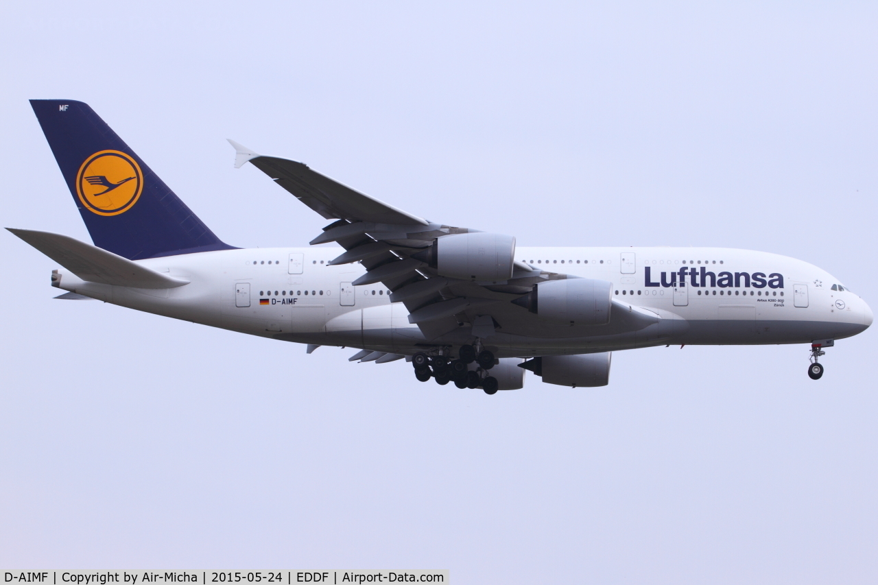 D-AIMF, 2011 Airbus A380-841 C/N 066, Lufthansa