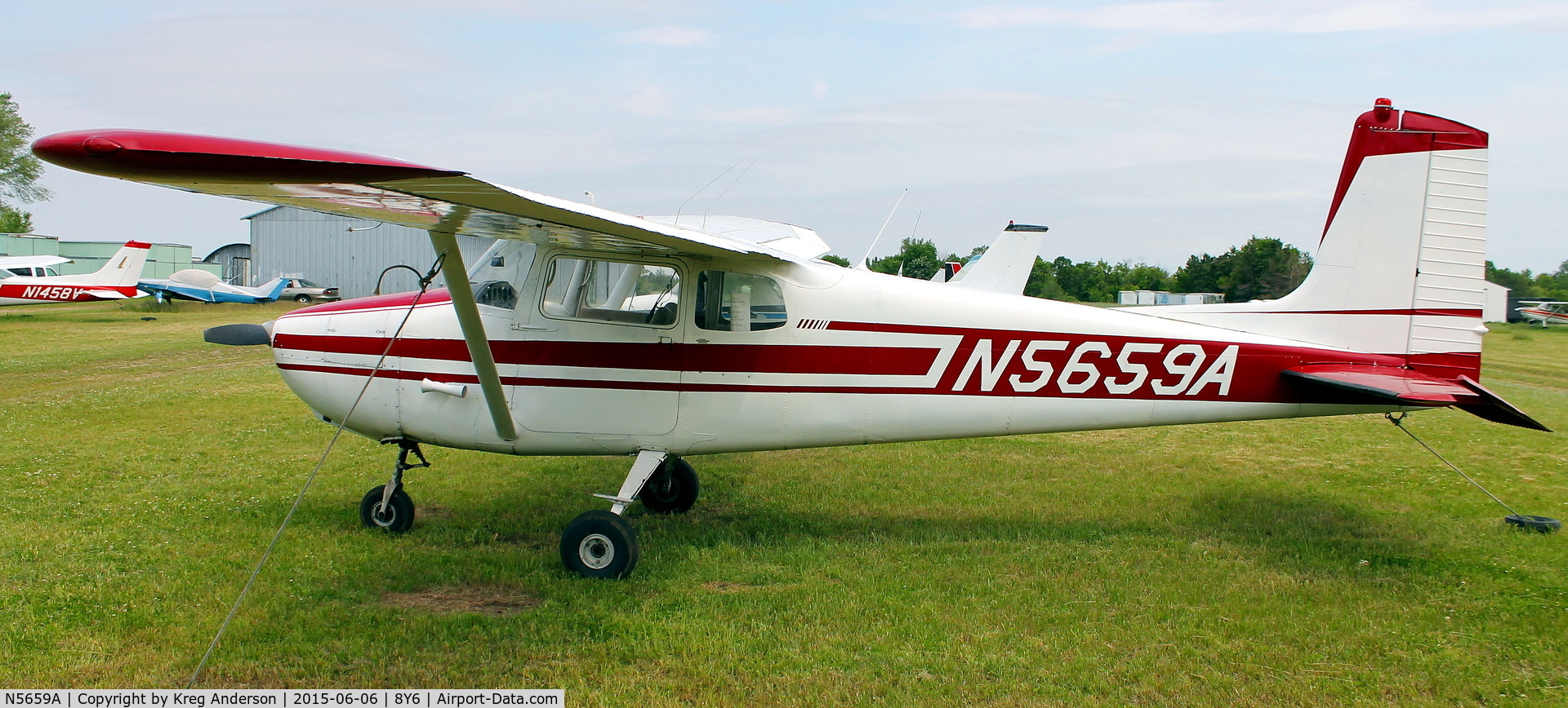 N5659A, 1957 Cessna 172 C/N 28259, EAA Chapter 551 Bean and Brat Fly-in