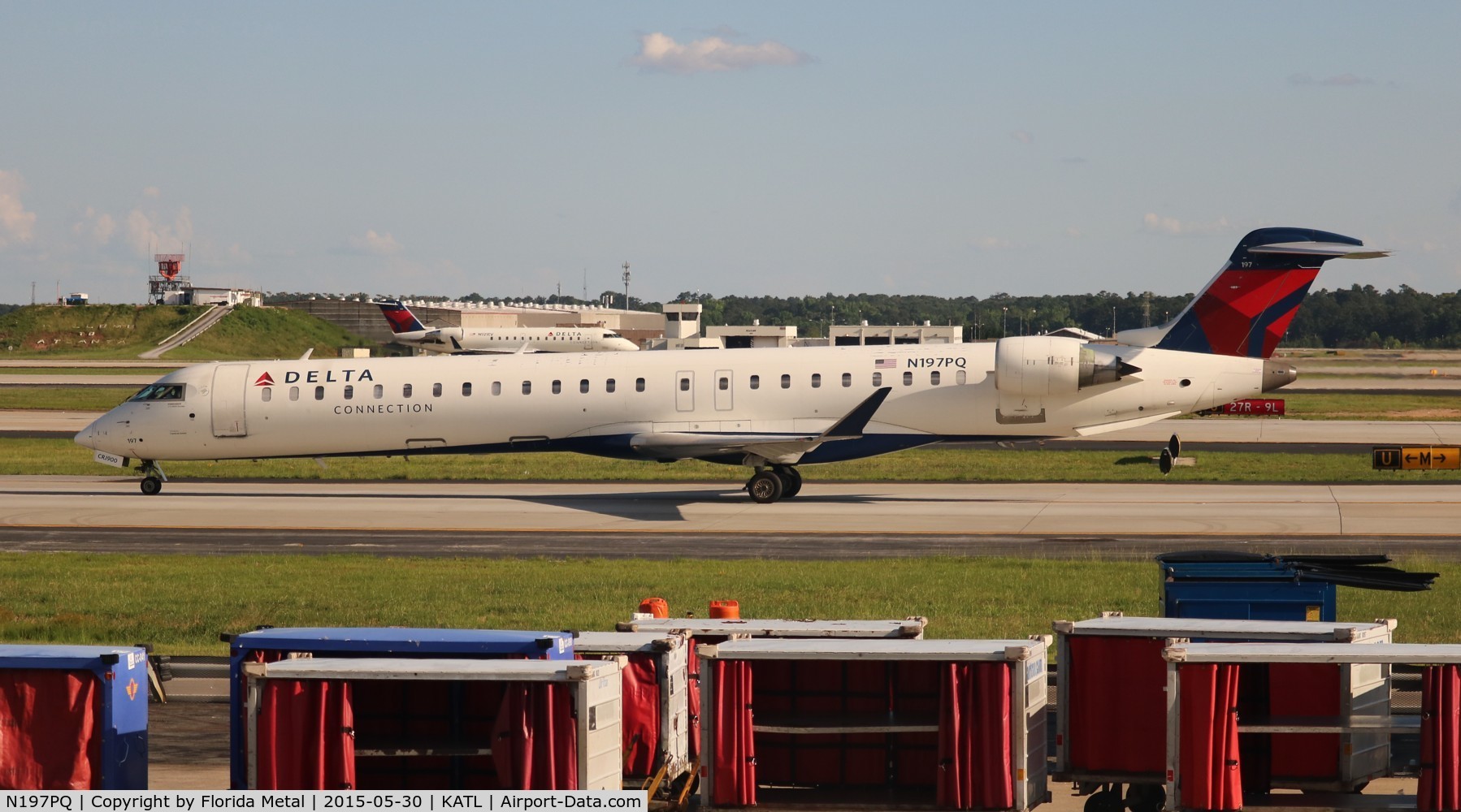 N197PQ, 2008 Bombardier CRJ-900ER (CL-600-2D24) C/N 15197, Delta CRJ-900