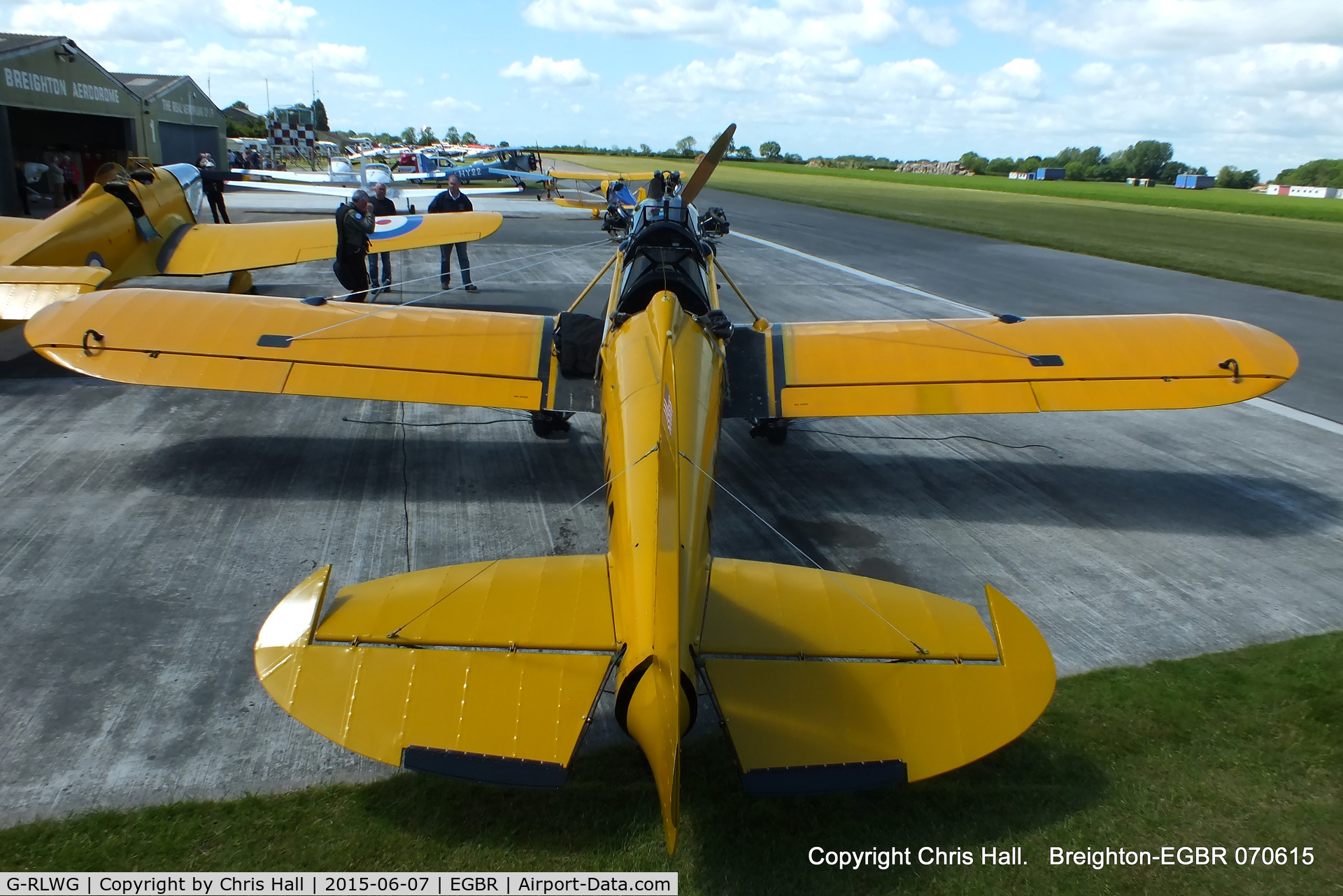 G-RLWG, 1942 Ryan PT-22 Recruit (ST3KR) C/N 1716, at Breighton's Summer fly in