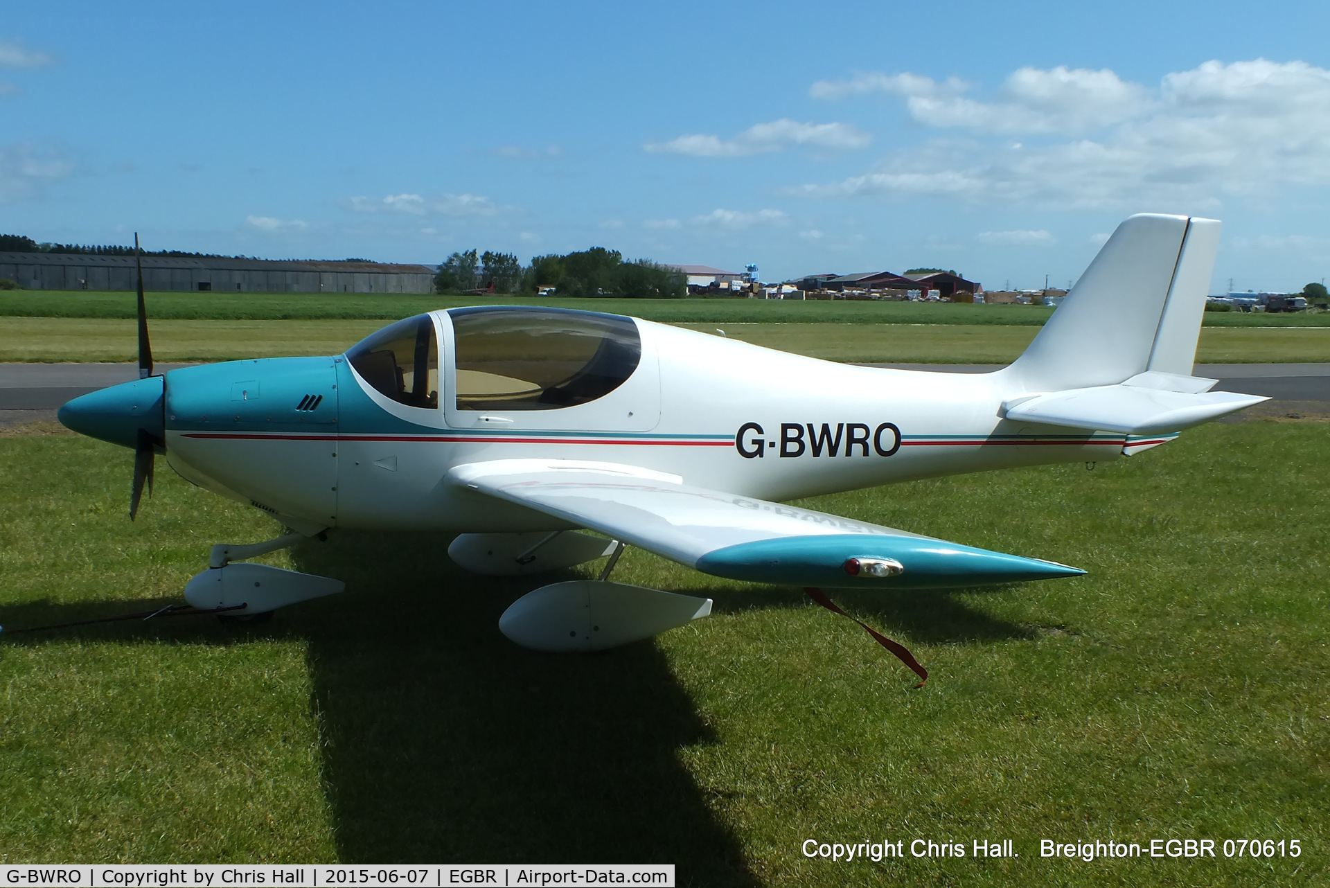 G-BWRO, 1997 Europa Tri-Gear C/N PFA 247-12849, at Breighton's Summer fly in