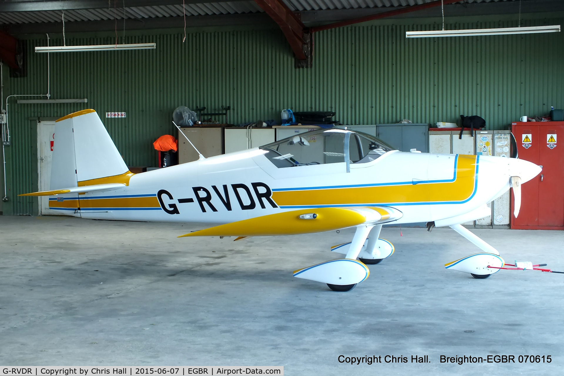 G-RVDR, 2001 Vans RV-6A C/N PFA 181A-13098, at Breighton's Summer fly in