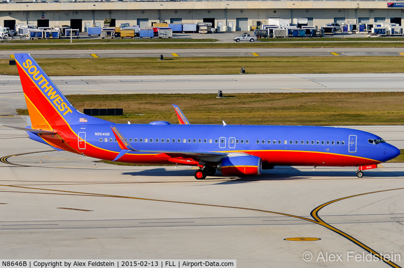 N8646B, 2014 Boeing 737-8H4 C/N 36935, Ft. Lauderdale