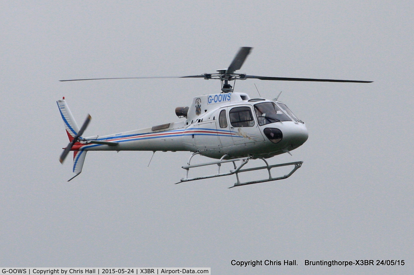 G-OOWS, 2008 Eurocopter AS-350B-3 Ecureuil Ecureuil C/N 4386, at the Cold War Jets Open Day 2015