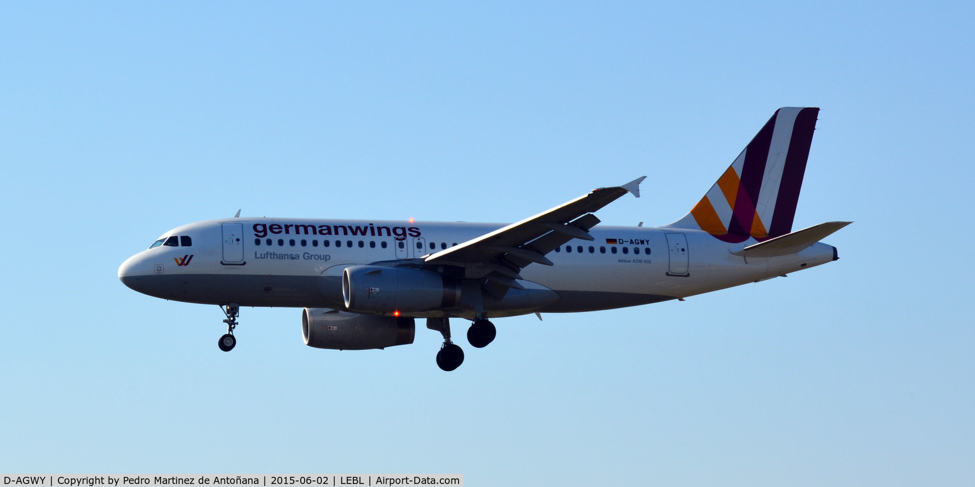 D-AGWY, 2013 Airbus A319-132 C/N 5941, El Prat Barceloan - España