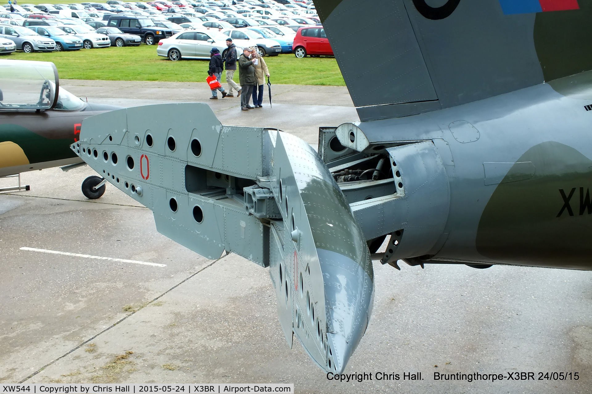 XW544, 1972 Hawker Siddeley Buccaneer S.2B C/N B3-05-71, at the Cold War Jets Open Day 2015