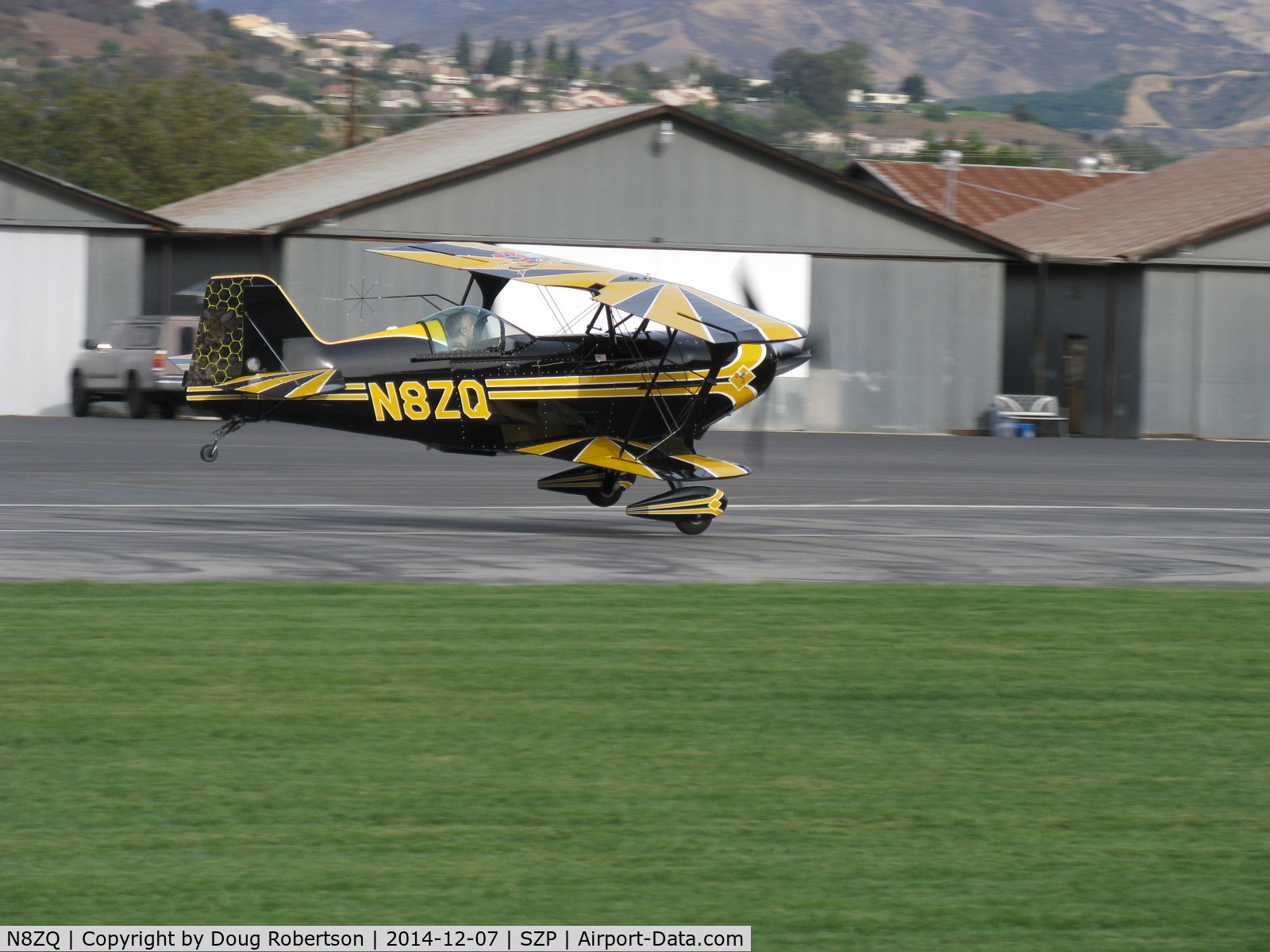 N8ZQ, 1999 Aviat Pitts S-2C Special C/N 6024, 1999 Aviat PITTS S-2C SPECIAL, Lycoming AEIO-540 260 Hp, landing Rwy 04