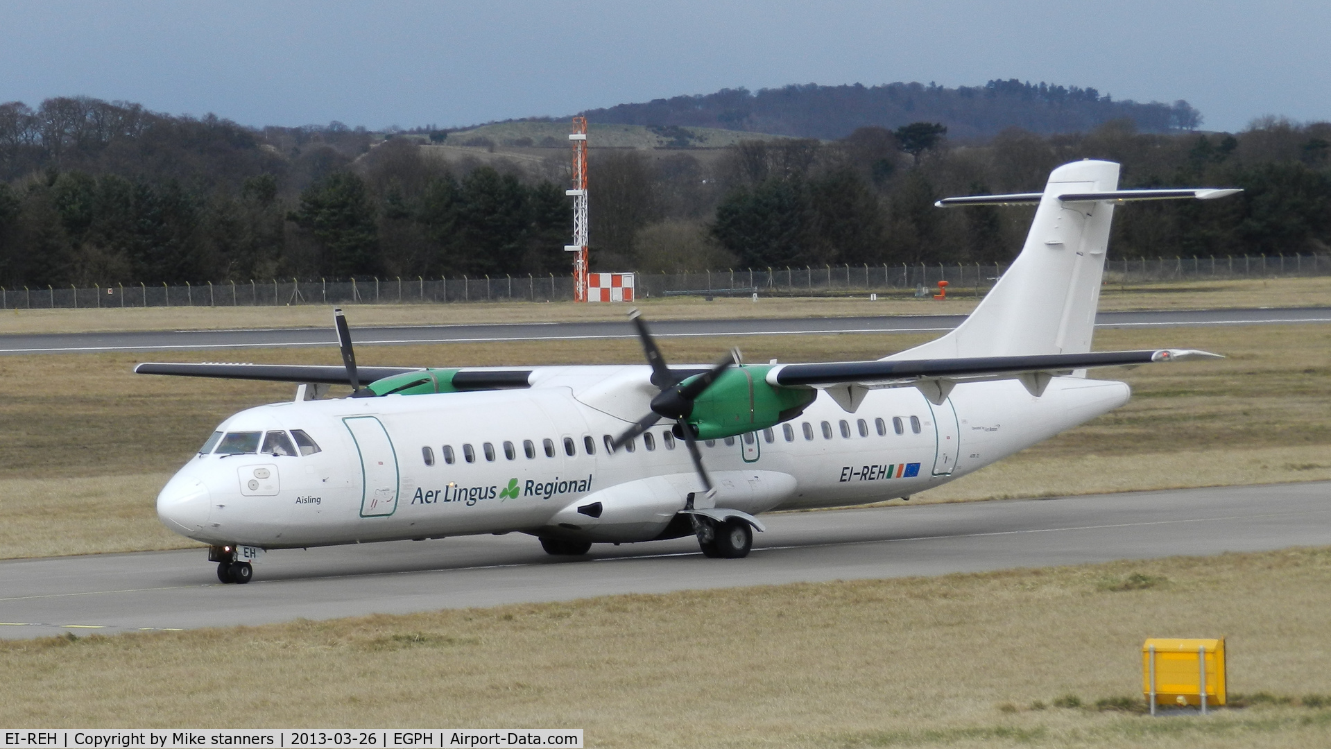 EI-REH, 1991 ATR 72-202 C/N 260, Aer Lingus Regional ATR 72 200 taxiing to runway 06