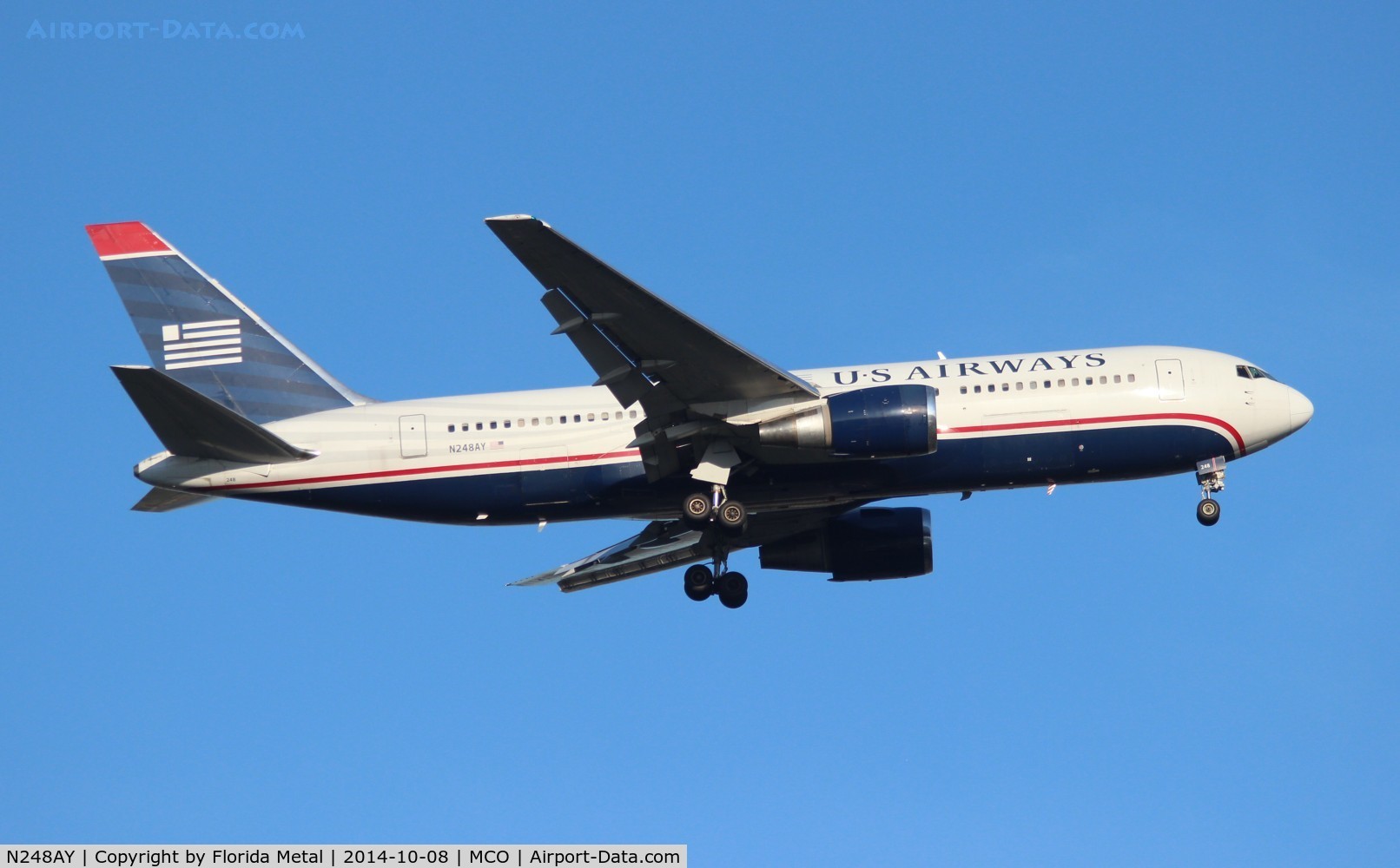 N248AY, 1988 Boeing 767-201 C/N 23900, US Airways 767-200