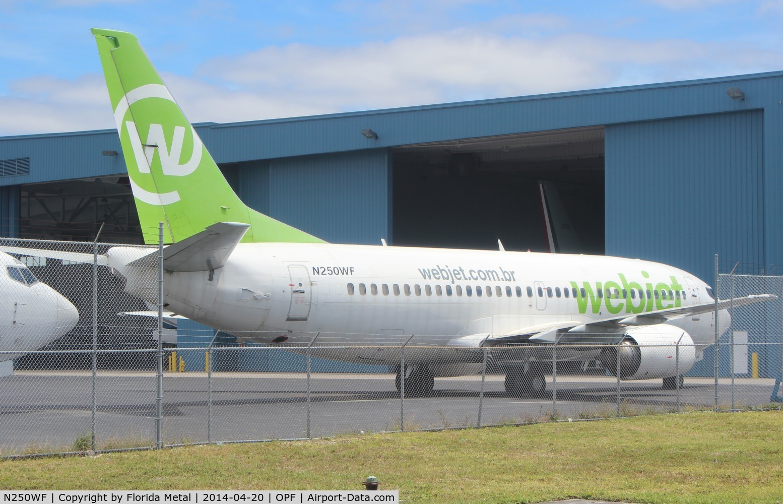 N250WF, 1991 Boeing 737-300 C/N 25050, Web Jet Brazil.  Aircraft has been around for 24 years and wasn't in the database until now