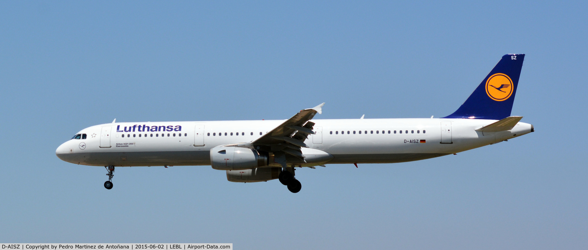 D-AISZ, 2009 Airbus A321-231 C/N 4085, El Prat Barcelona - España
