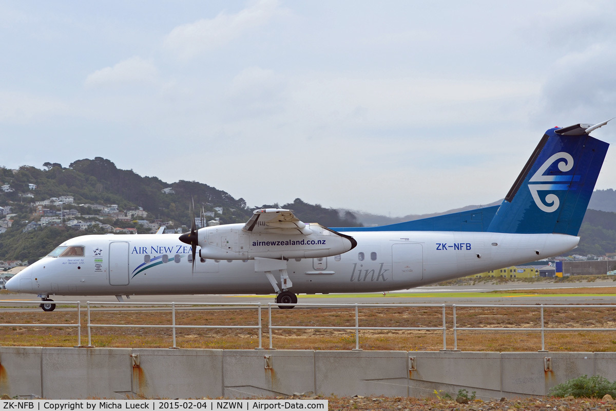 ZK-NFB, 2009 De Havilland Canada DHC-8-311 Dash 8 C/N 670, At Wellington