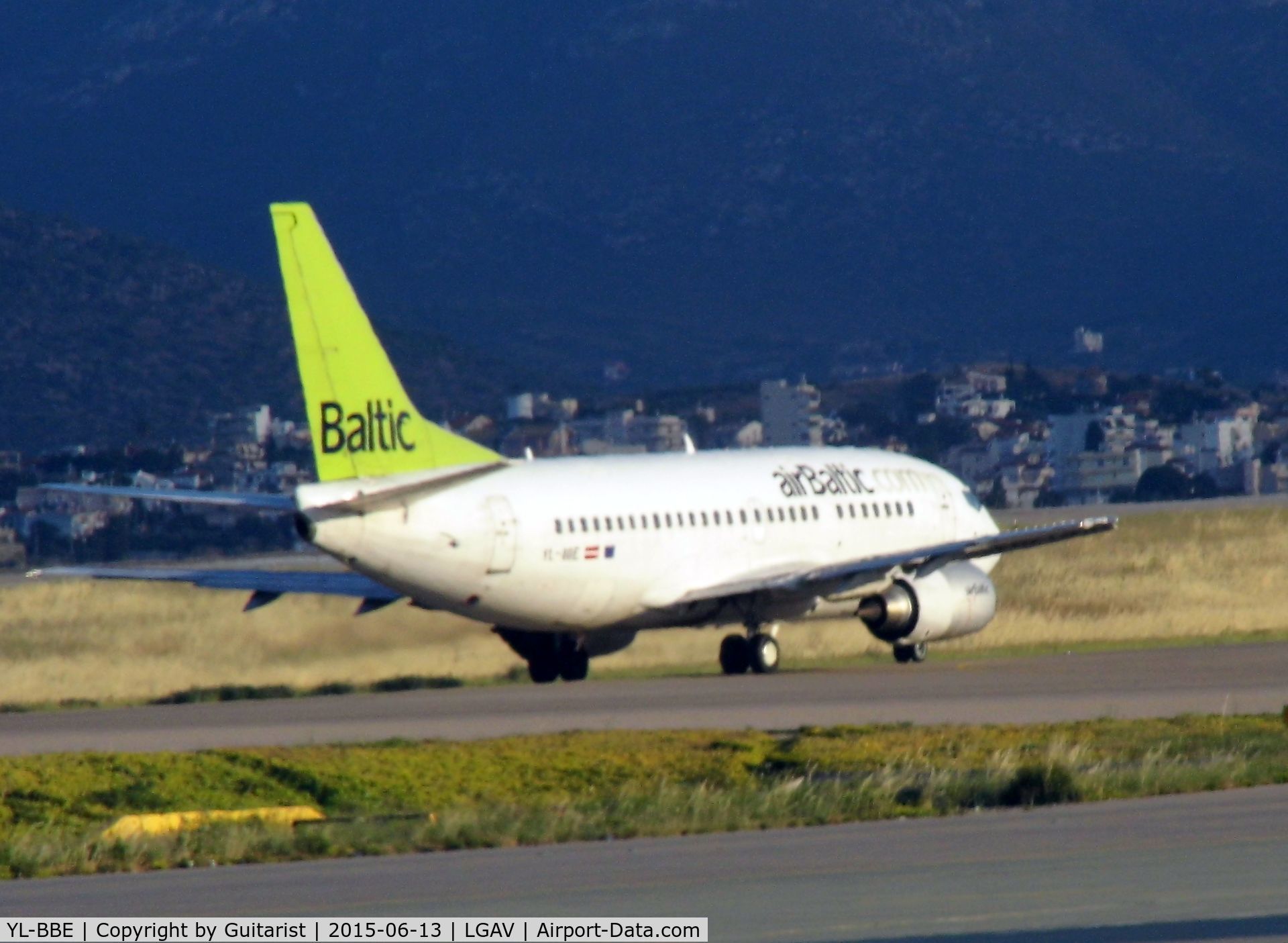 YL-BBE, 1998 Boeing 737-53S C/N 29073, At Athens