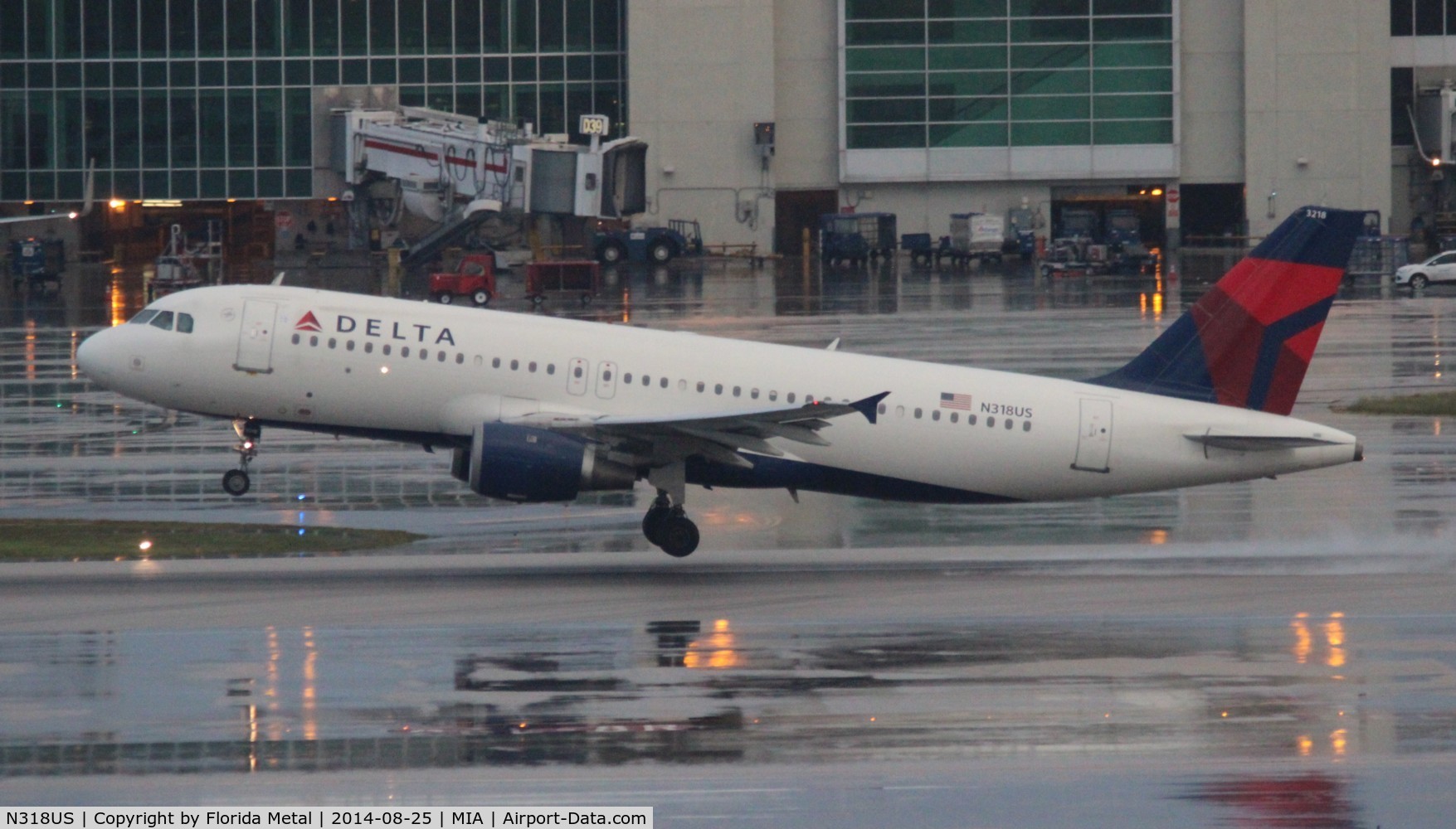 N318US, 1991 Airbus A320-211 C/N 206, Delta