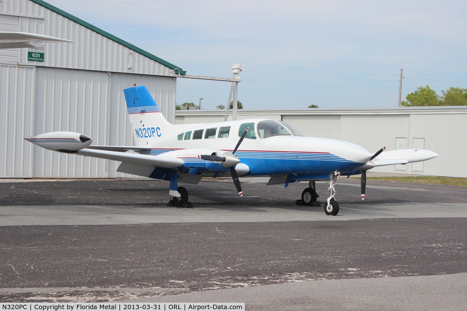 N320PC, 1974 Cessna 402B Utiliner C/N 402B0621, Cessna 402B