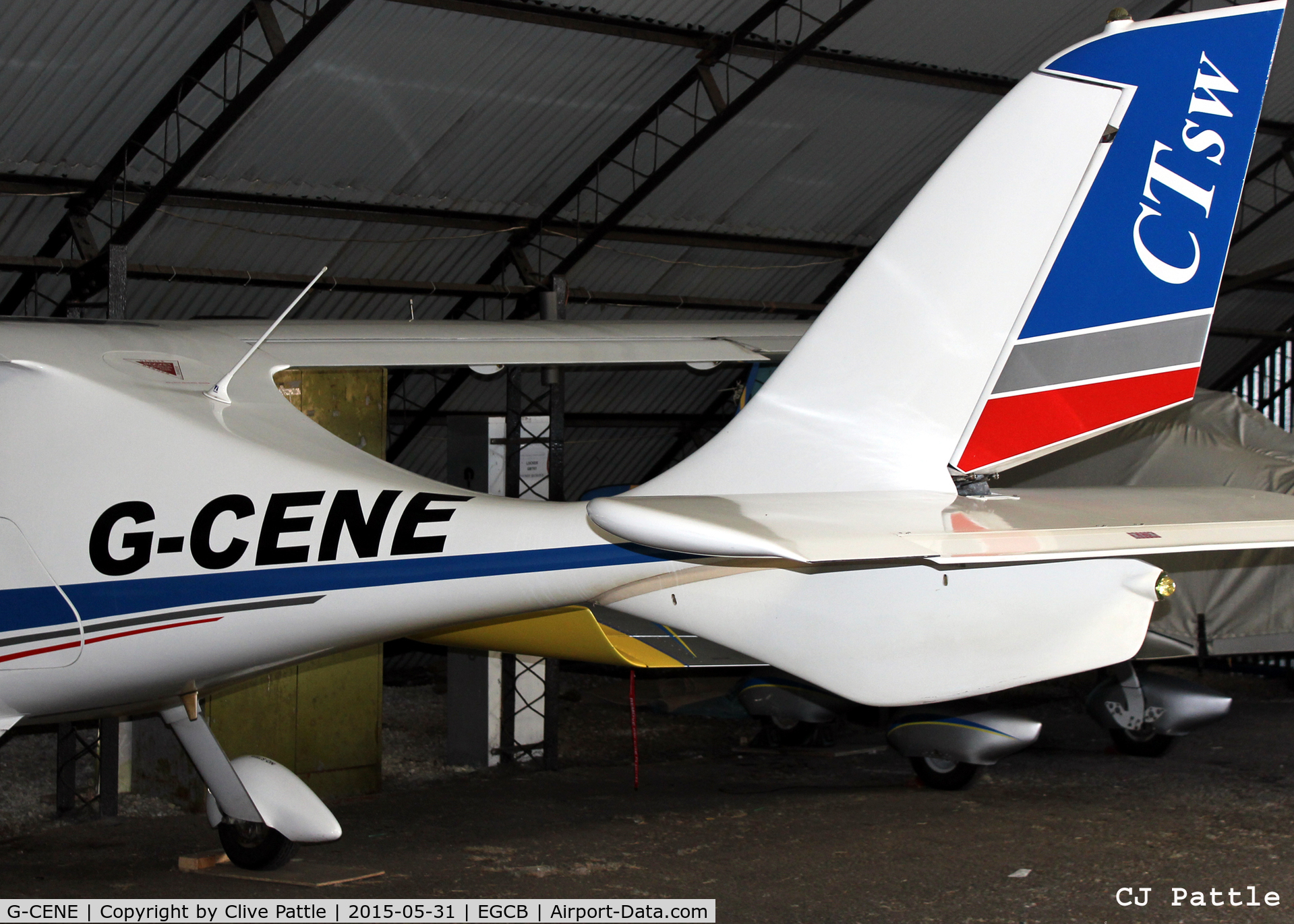 G-CENE, 2007 Flight Design CTSW C/N 8273, Hangared at Barton airfield, Manchester - EGCB