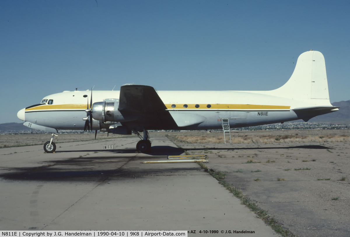 N811E, Douglas C-54G Skymaster C/N 36080, Later to Brooks fuel and destroyed in an accident.