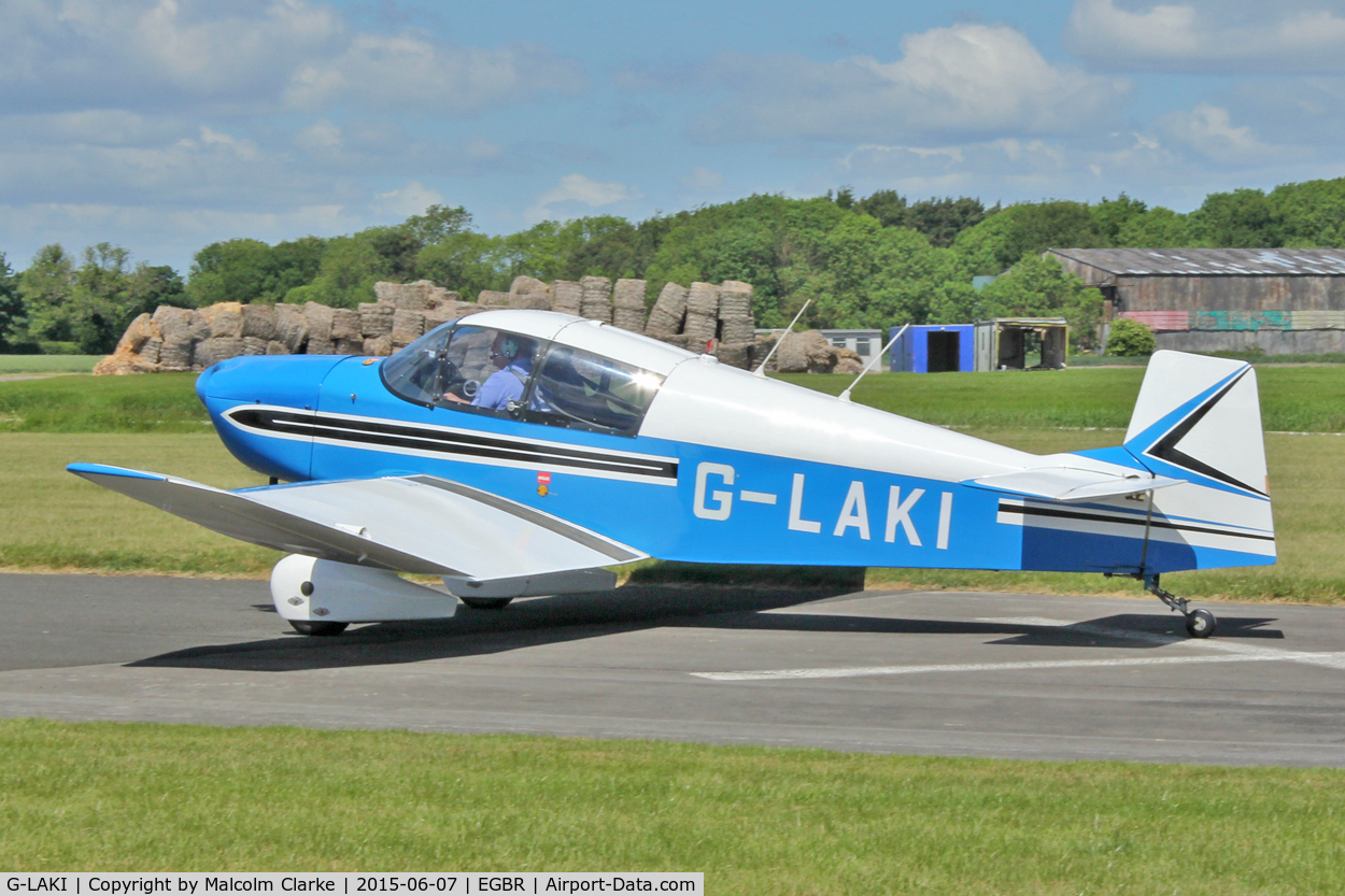 G-LAKI, 1963 Jodel DR-1050 Ambassadeur C/N 534, Jodel DR-1050 Ambassadeur at The Real Aeroplane Club's Radial Engine Aircraft Fly-In, Breighton Airfield, June 7th 2015.