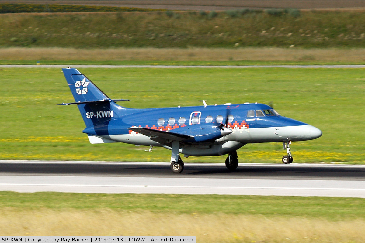 SP-KWN, British Aerospace BAe-3201 Jetstream 32EP C/N 856, BAe Jetstream 3201 [856] (Jet Air) Vienna-Schwechat~OE 13/07/2009