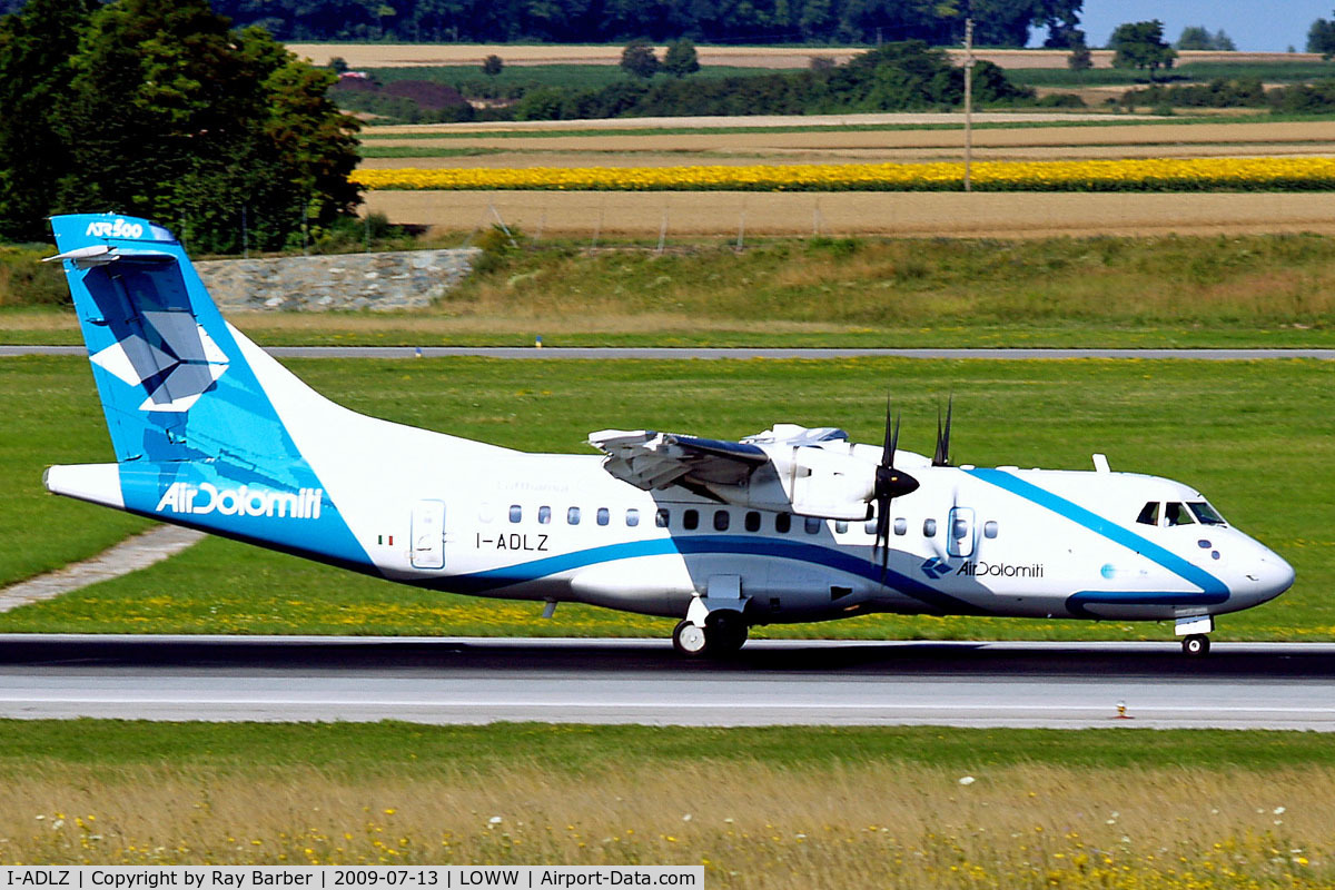 I-ADLZ, 2000 ATR 42-500 C/N 611, Aerospatiale ATR-42-512 [611] (Air Dolomiti) Vienna-Schwechat~OE 13/07/2009