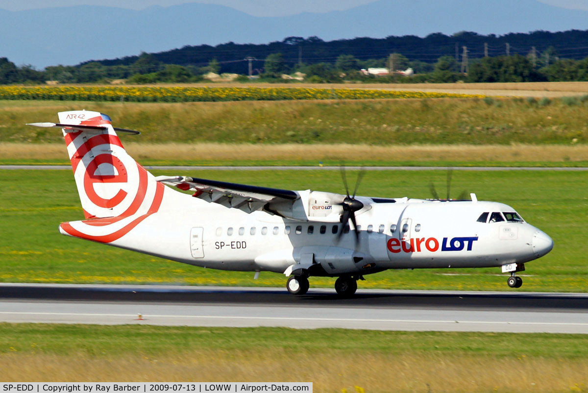 SP-EDD, 1996 ATR 42-500 C/N 530, Aerospatiale ATR-42-512 [530] (Eurolot) Vienna-Schwechat~OE 13/07/2009