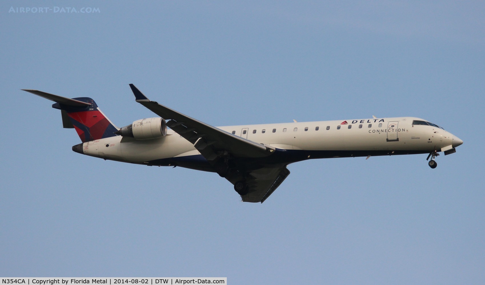 N354CA, 2002 Bombardier CRJ-701ER (CL-600-2C10) Regional Jet C/N 10064, Delta Connection CRJ-700