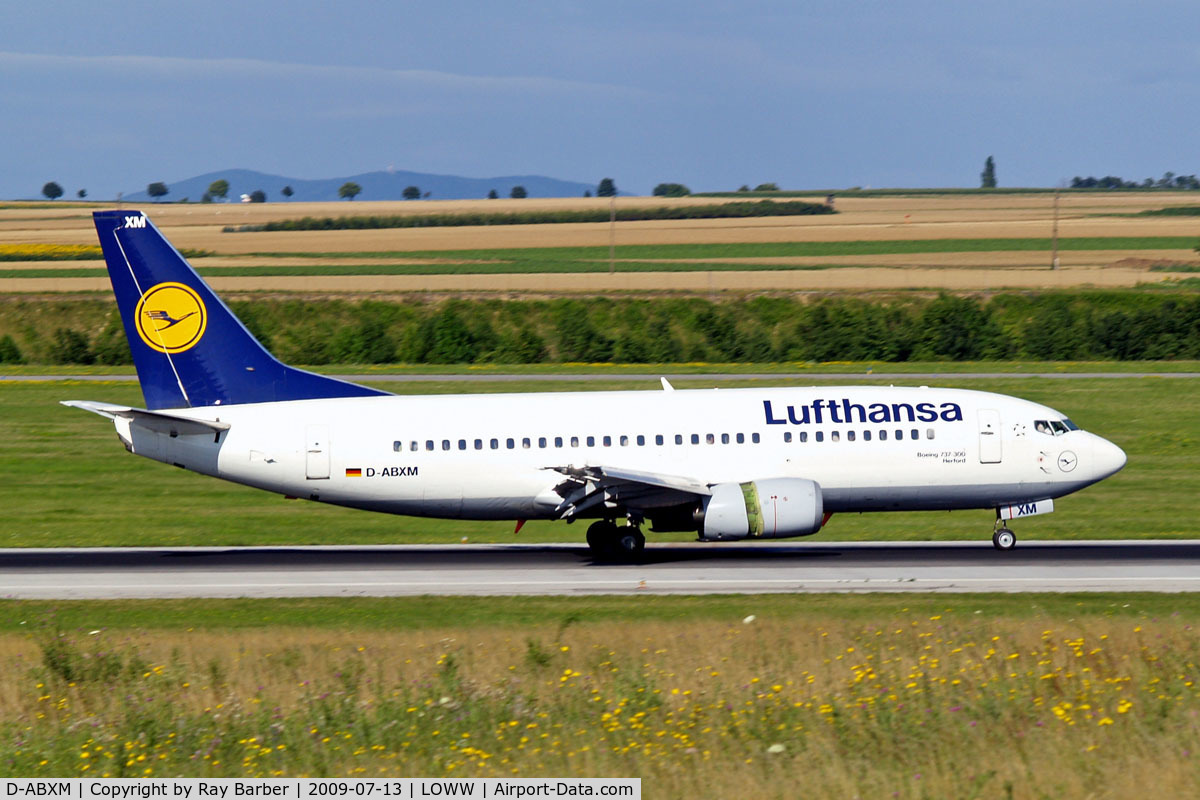 D-ABXM, 1987 Boeing 737-330 C/N 23871, Boeing 737-330 [23871] (Lufthansa) Vienna-Schwechat~OE 13/07/2009