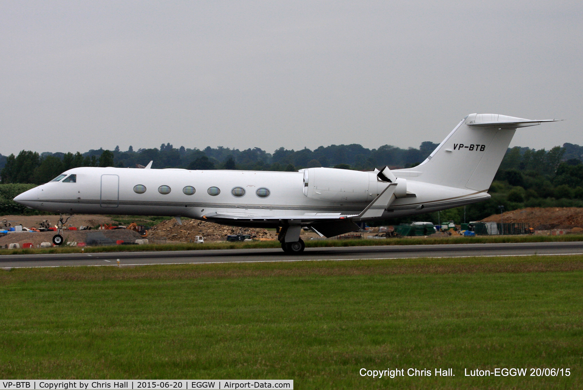 VP-BTB, 2007 Gulfstream Aerospace GIV-X (G450) C/N 4103, Tail Wind Inc
